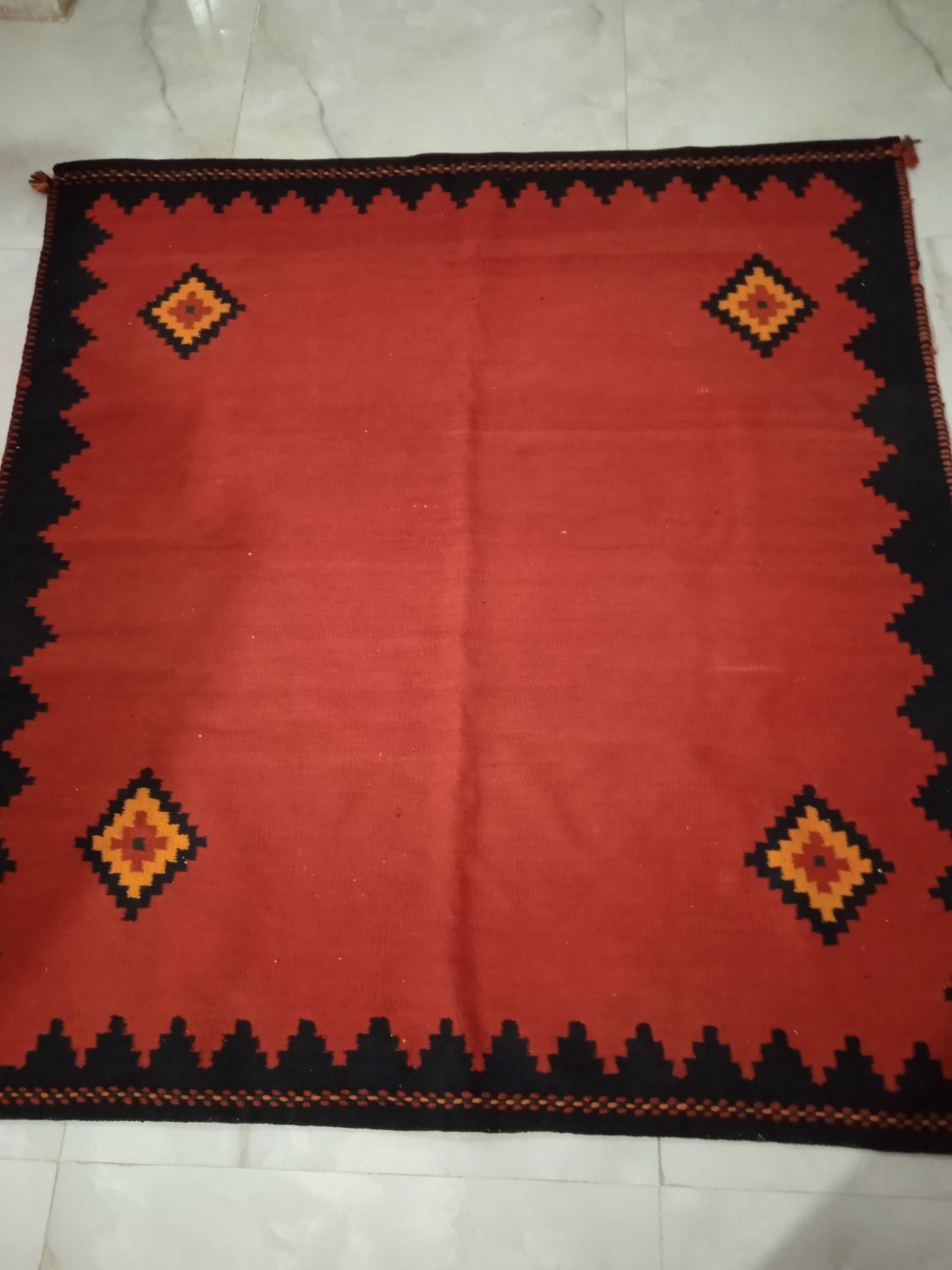 سفره دست بافت|گلیم، جاجیم، گبه|رفسنجان, |دیوار