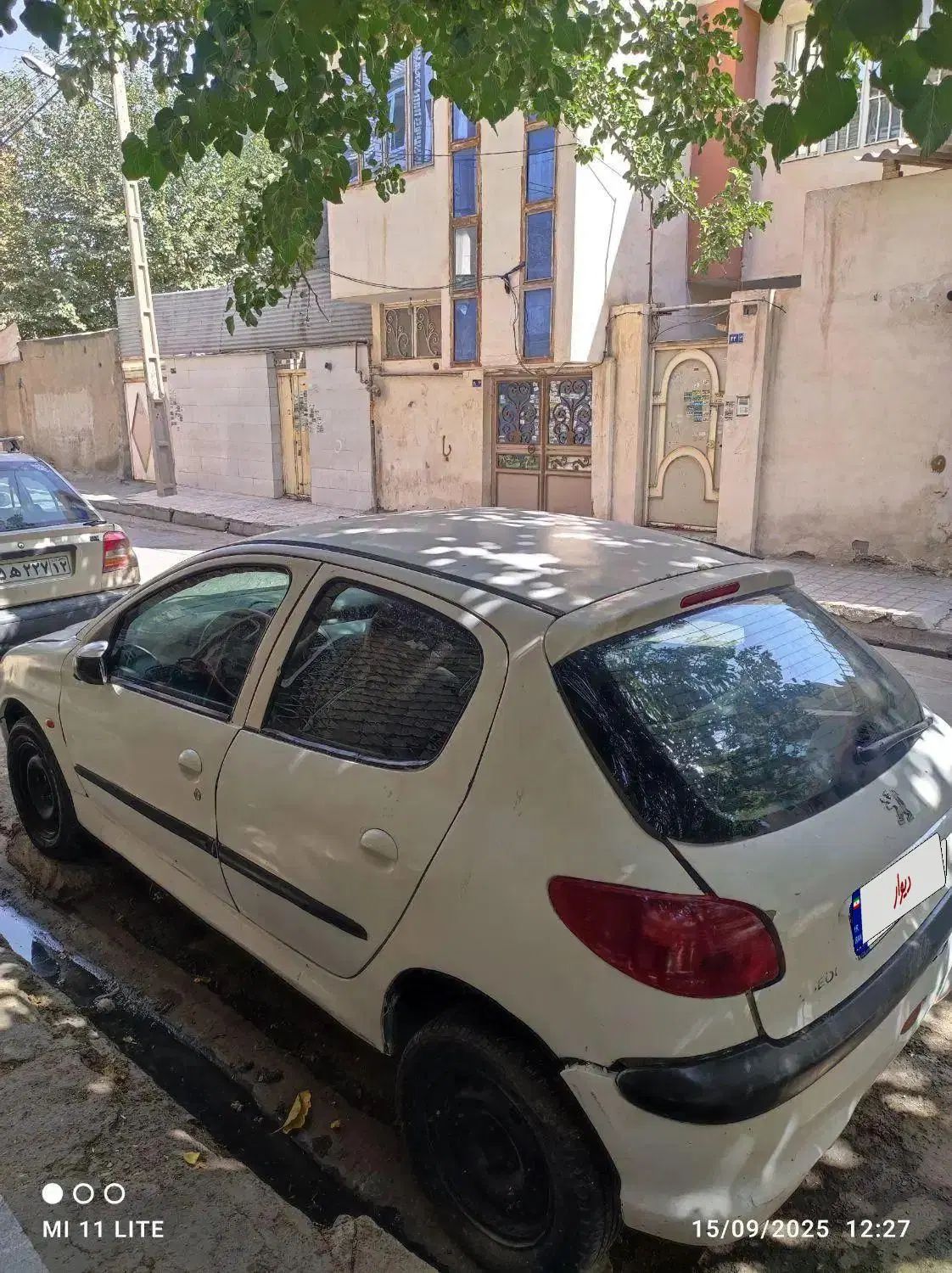 206 مدل 80 سفید خراب شده|خودرو سواری و وانت|مشهد, پنجتن|دیوار