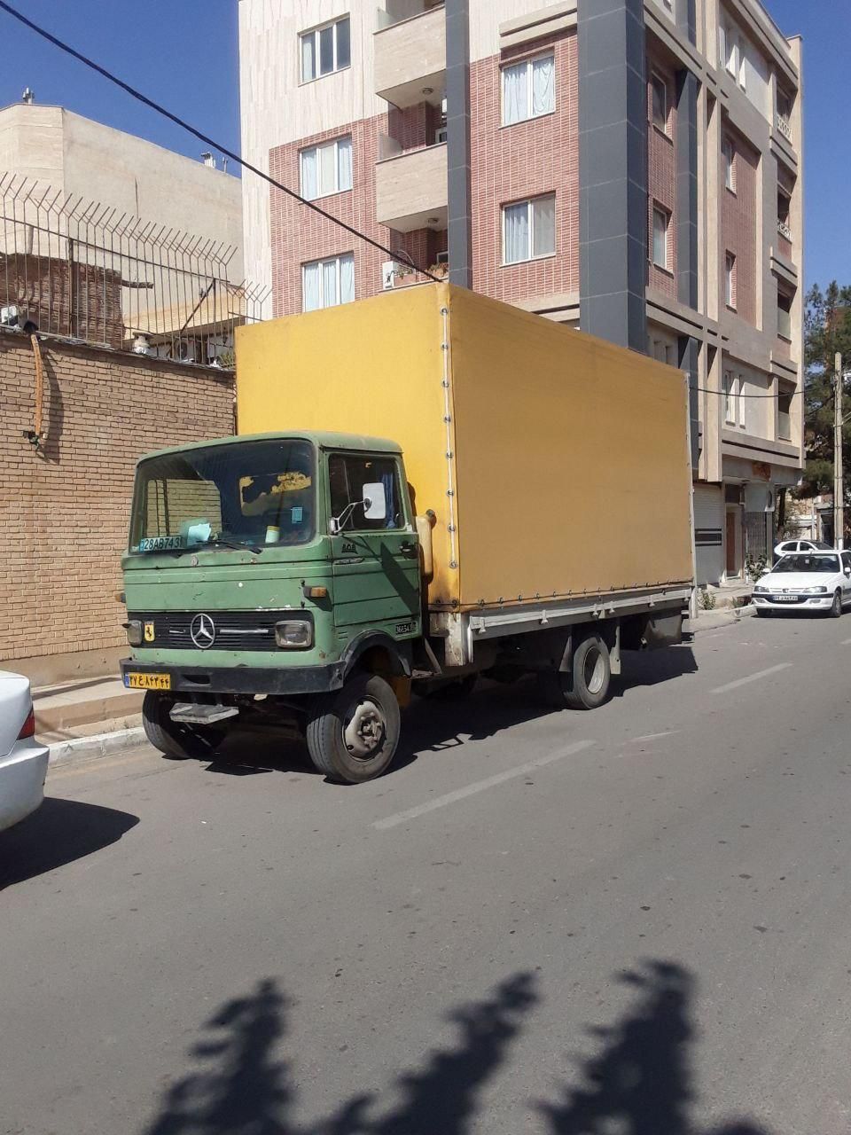 خاور بنز ۸۰۸ مدل ۵۴ باری چوبی|خودرو سنگین|تهران, جنت‌آباد شمالی|دیوار