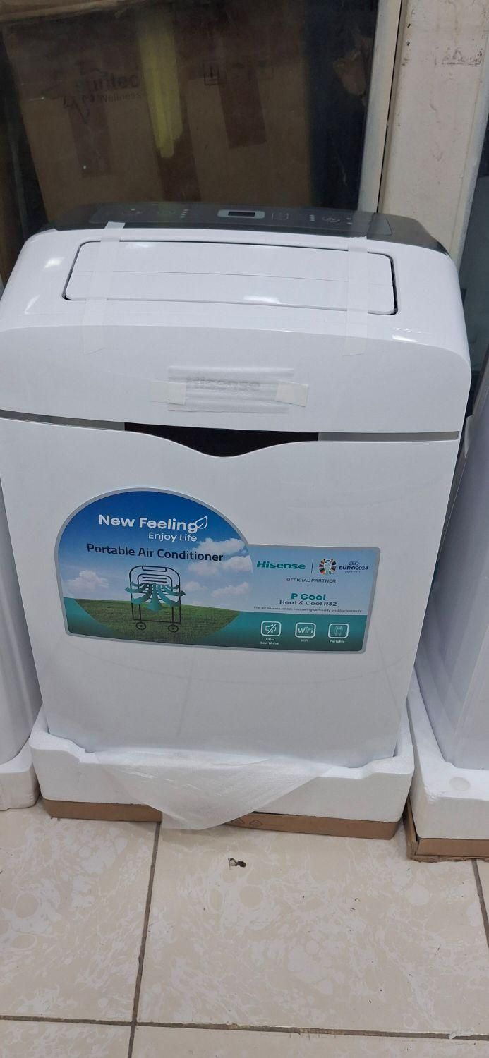 کولر گازی پرتابل سانتک و هایسنس ۱۲۰۰۰ و ۹۰۰۰|کولر گازی و فن‌کوئل|مبارکه, |دیوار