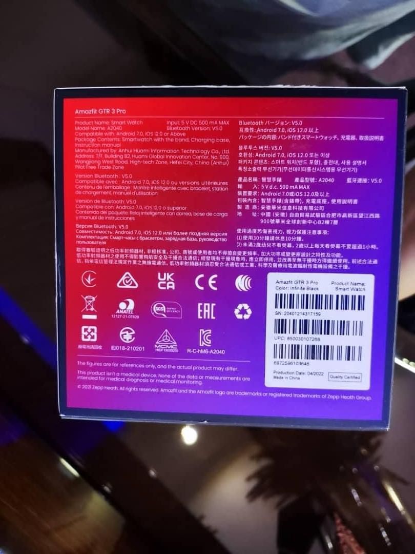 ساعت هوشمند امیزفیت مدل GTR 3 Pro|ساعت|تهران, زنجان جنوبی|دیوار
