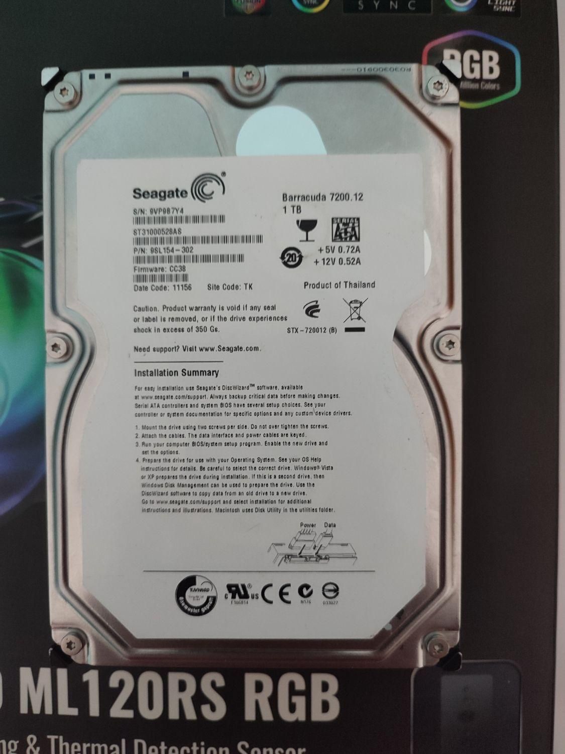 هارد اینترنال Seagate 7200 1tr|قطعات و لوازم جانبی رایانه|تبریز, |دیوار