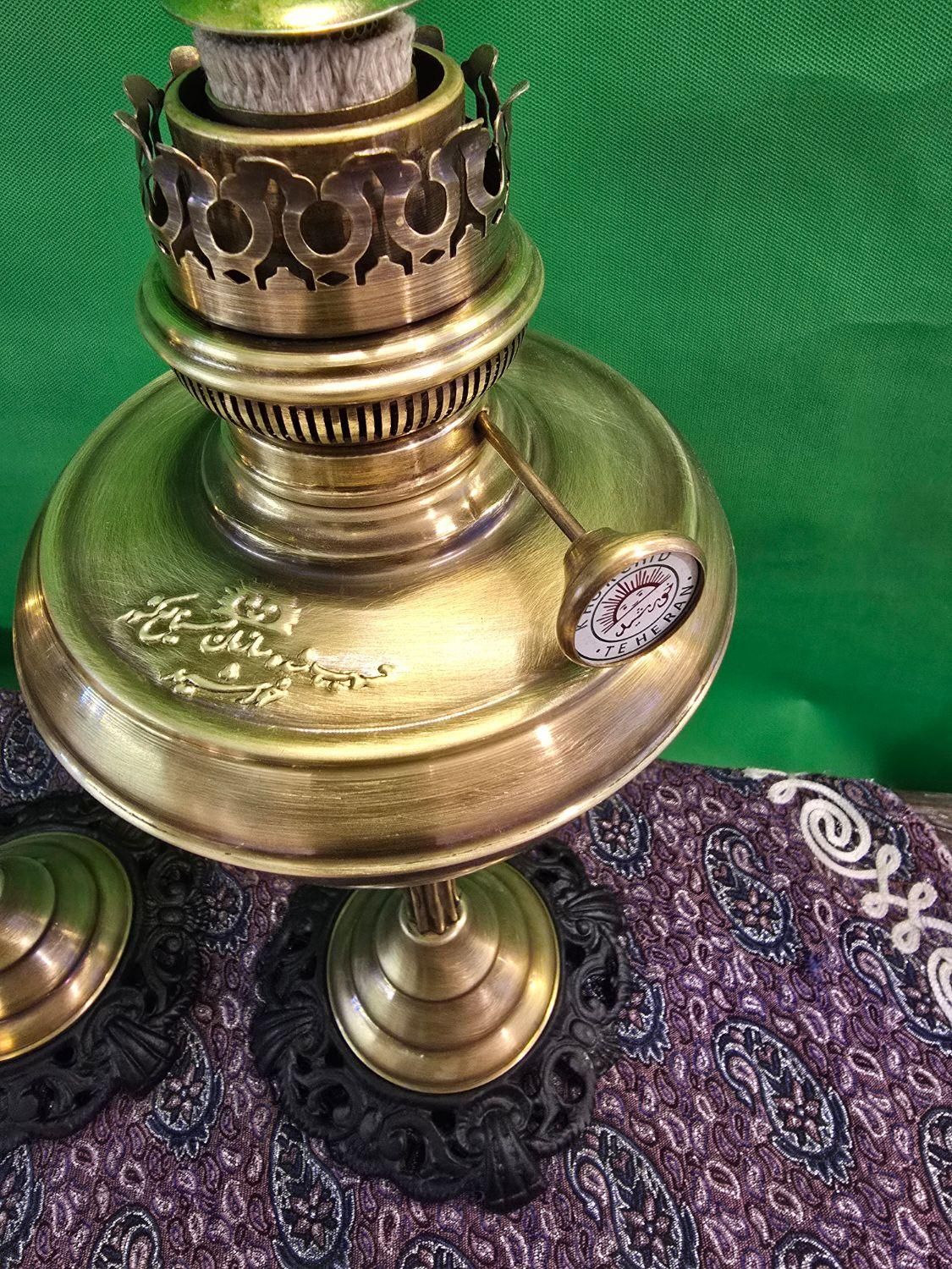 گردسوز جکدار نفتی اصل برنج مارک خورشید و روس|کلکسیون اشیاء عتیقه|تهران, نعمت‌آباد|دیوار