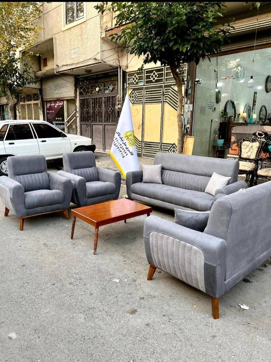 مبل *نارسیس* جهیزیه عروس پارکر (تولیدی ارزانکده)|مبلمان خانگی و میز عسلی|خرم‌آباد, |دیوار