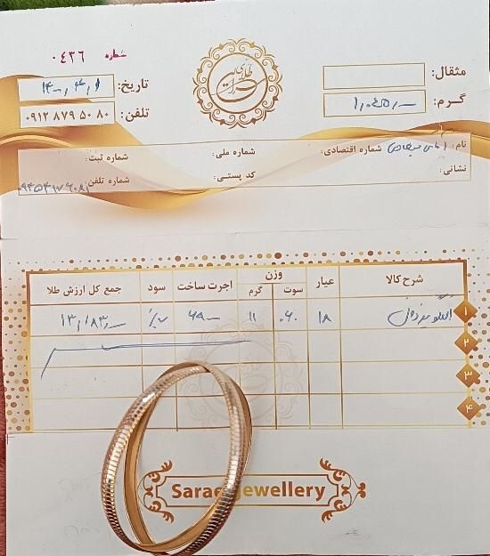 النگوی طلا|جواهرات|قم, کلهری|دیوار