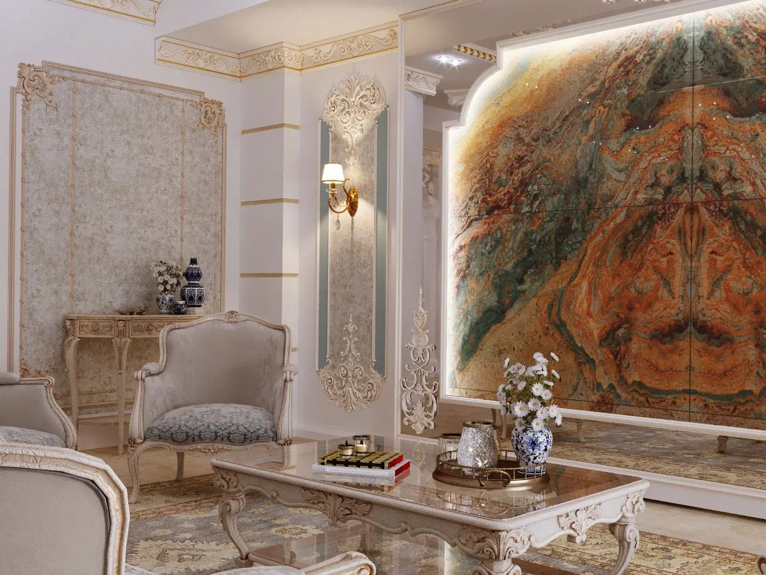 نقاشی پتینه پتینه برجسته رنگ های دکوراتیو|استخدام معماری، عمران و ساختمانی|یزد, |دیوار