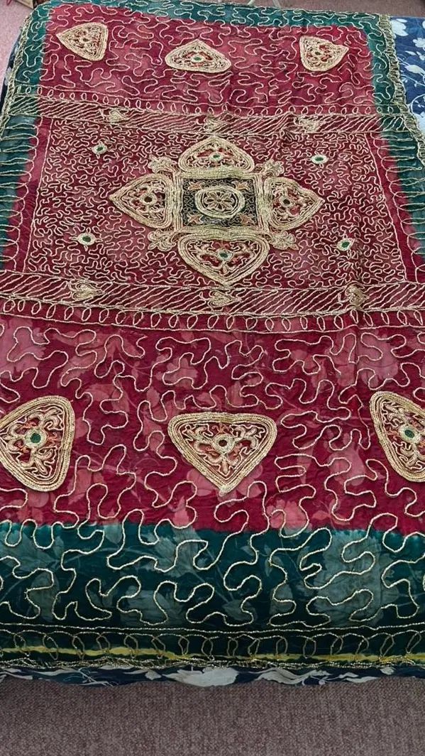 رومیزی تزئینی سرمه دوزی هنر دست هندوستان نو|پرده، رانر، رومیزی|تهران, نیروی هوایی (پیروزی)|دیوار