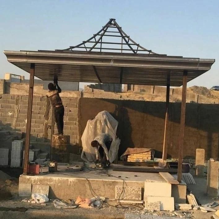 پوشش سقف سوله ویلا شیروانی آلاچیق خرپا نما پانل|خدمات پیشه و مهارت|پاکدشت, پاکدشت (مامازند)|دیوار