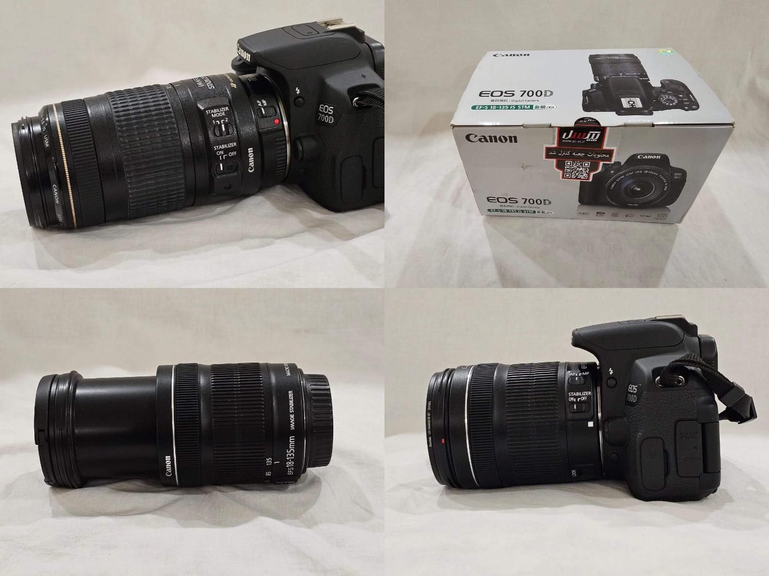 دوربین Canon EOS 700D - در حد نو و کم‌کارکرد|دوربین عکاسی و فیلم‌برداری|تهران, اختیاریه|دیوار