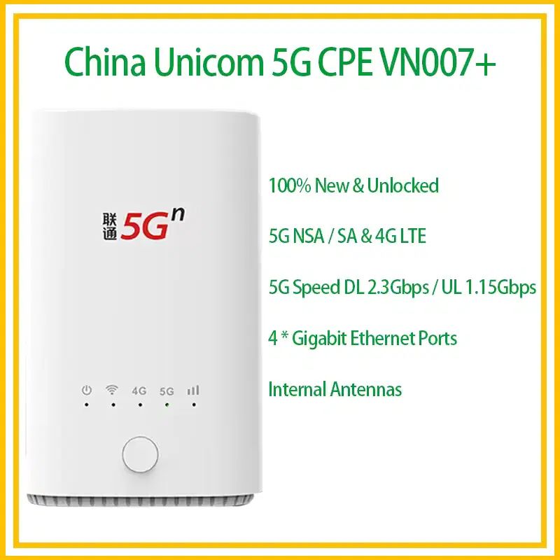 مودم رومیزی 5G یونیکام VN007 سیم کارت خور|مودم و تجهیزات شبکه|تهران, تهران‌نو|دیوار
