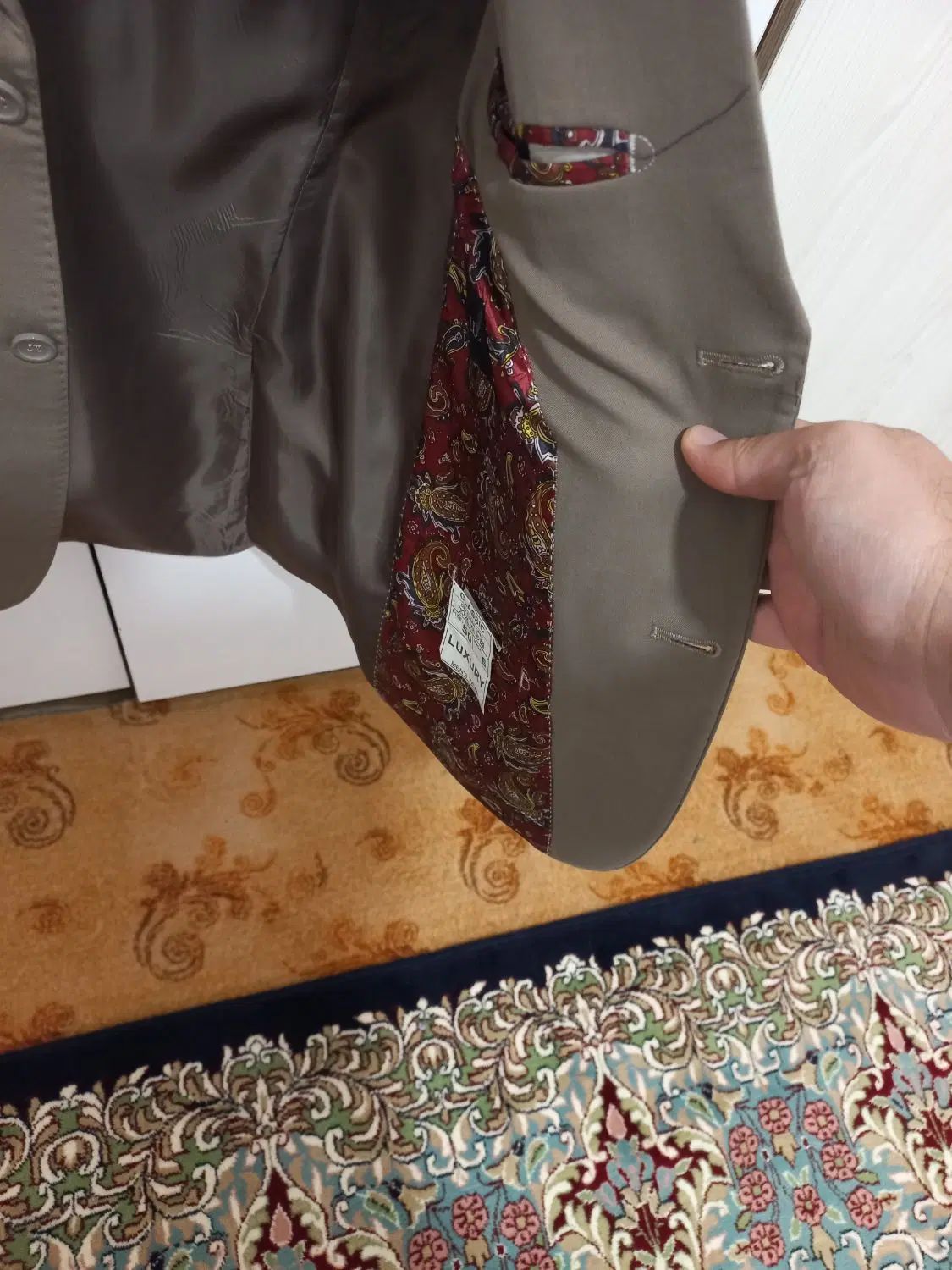 کت مردانه تک رنگ نسکافه ای|لباس|مشهد, مصلی (کارمندان اول)|دیوار