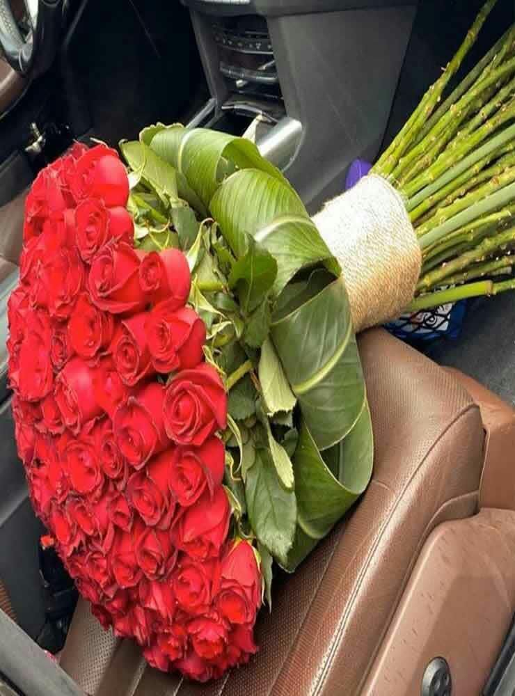 دسته گل رز ۵۰ شاخه ای|گل و گیاه طبیعی|مشهد, سجاد شهر|دیوار