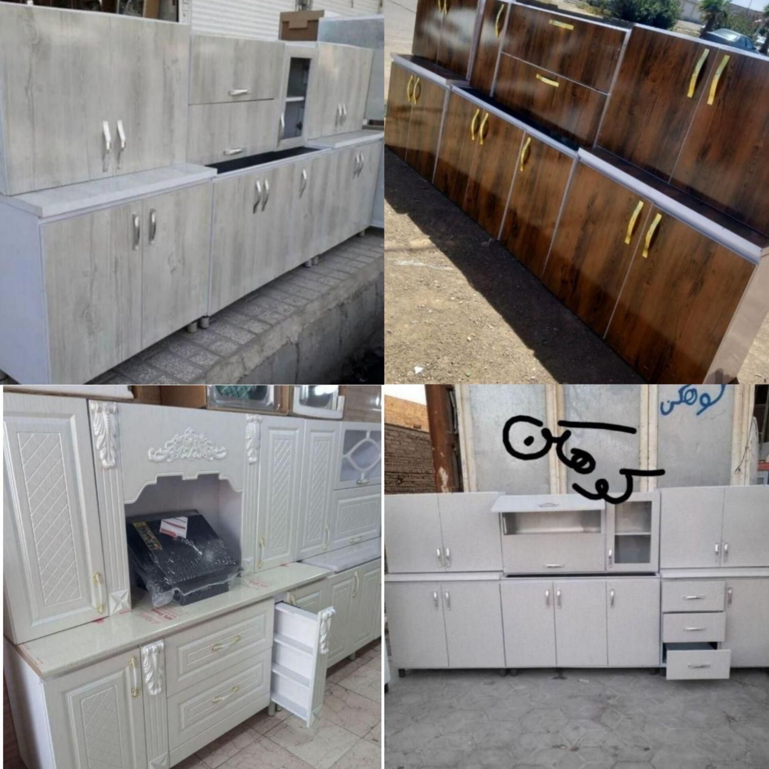 کابینت بدنه فلزی رنگبندی آماده نصب فلکه بسیج کوهکن|مصالح و تجهیزات ساختمان|زابل, |دیوار