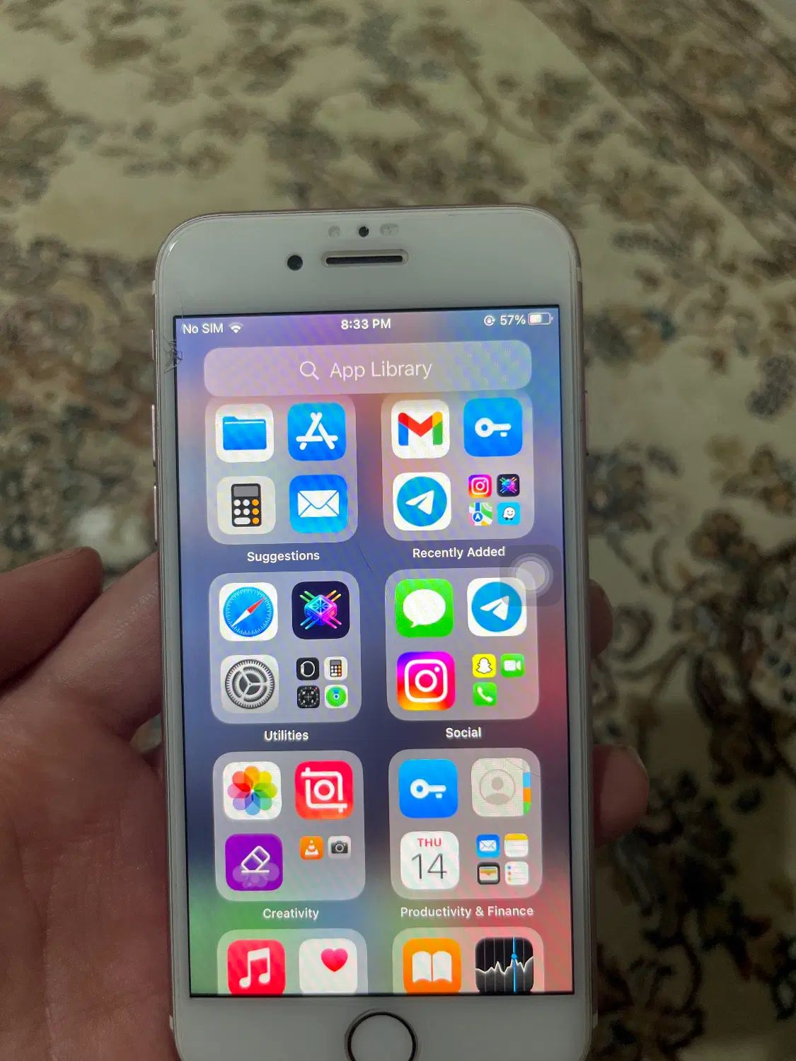 اپل iPhone 7 رزگلد با حافظهٔ ۳۲ گیگابایت|موبایل|تهران, نیروی هوایی (پیروزی)|دیوار