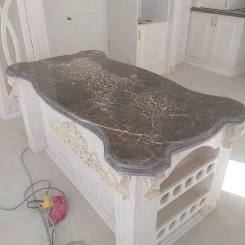 نصب سنگ پله..نصب سنگ کابینت طرح جدید درنده سنگی|خدمات پیشه و مهارت|شهرکرد, |دیوار