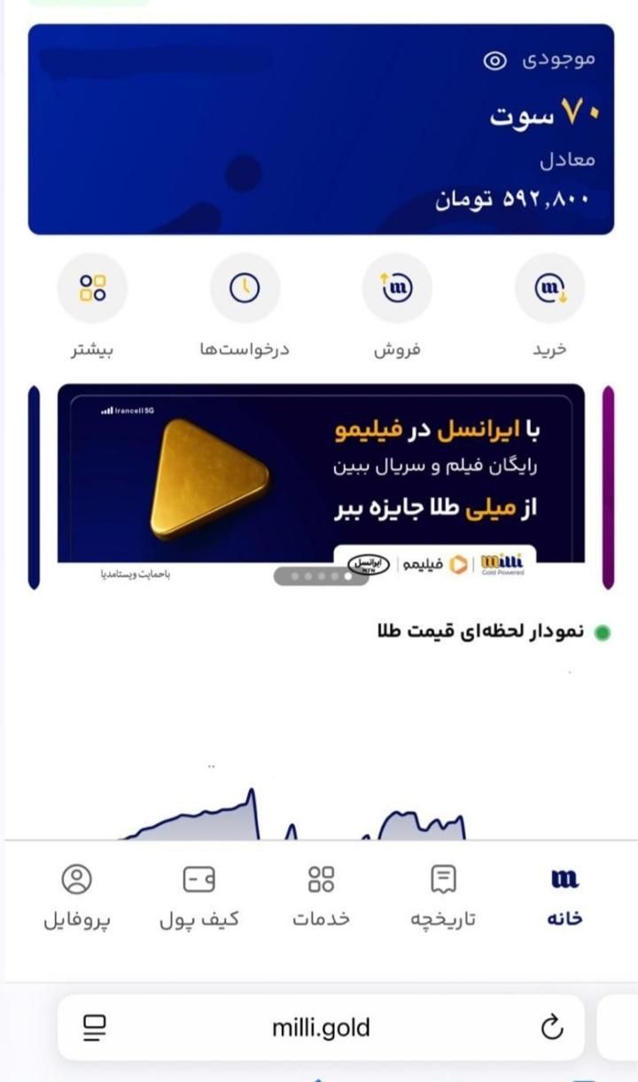 ۶۰۰هزارهدیه ثبت نام میلی‌ گلد سریع برادشت کن محدود|کارت هدیه و تخفیف|تهران, پیروزی|دیوار