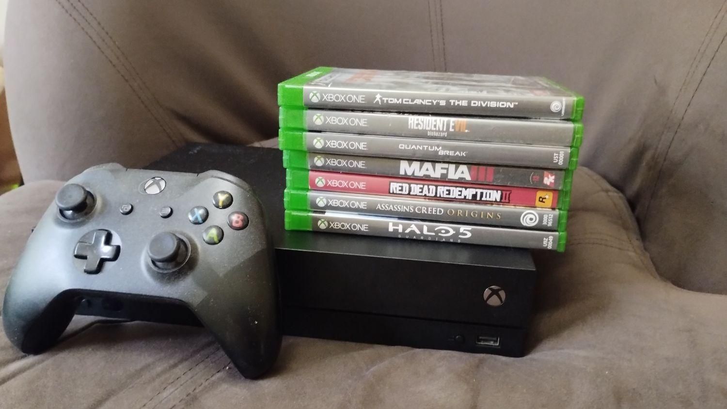 xbox one x ایکس باکس وان ایکس|کنسول، بازی ویدئویی و آنلاین|تهران, اختیاریه|دیوار