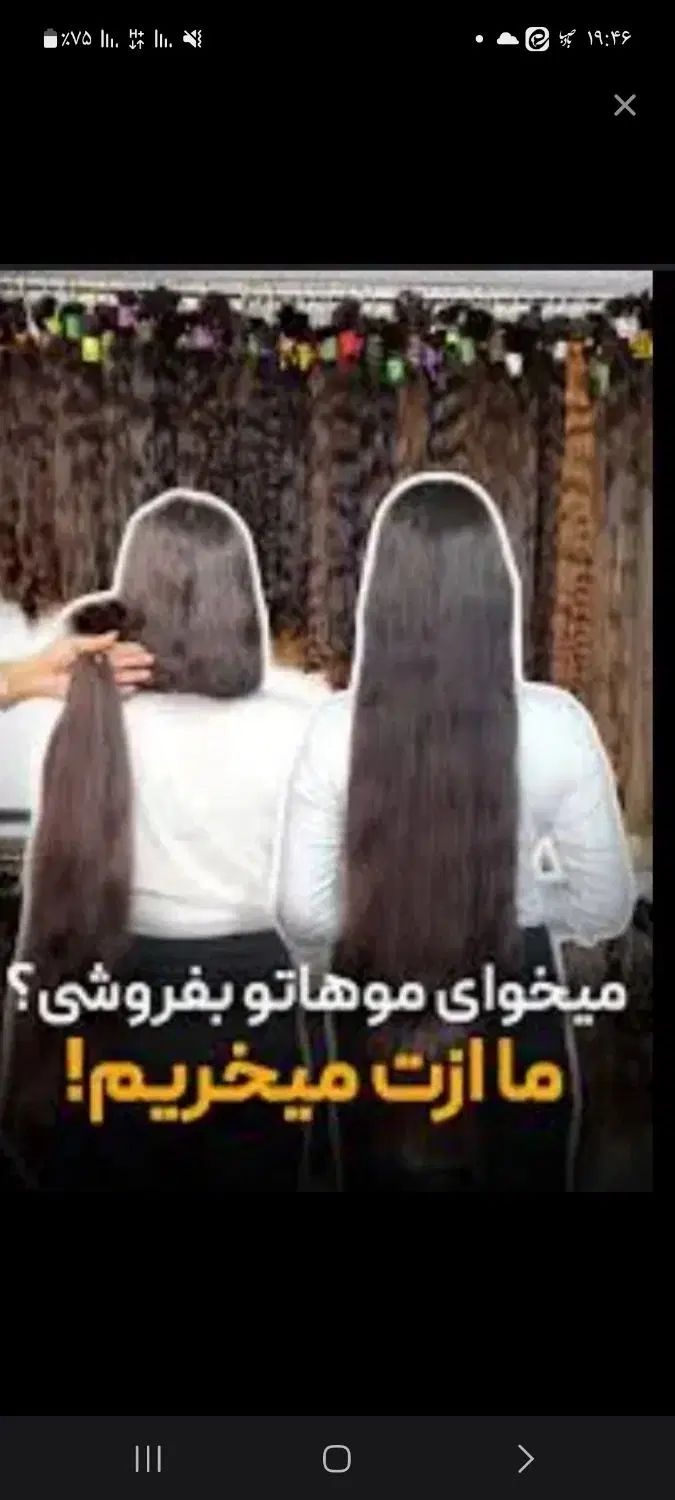 مرکز خرید و فروش ((بزرگترین خریدارموی طبیعی ))|آرایشی، بهداشتی، درمانی|کاشان, مصلی|دیوار