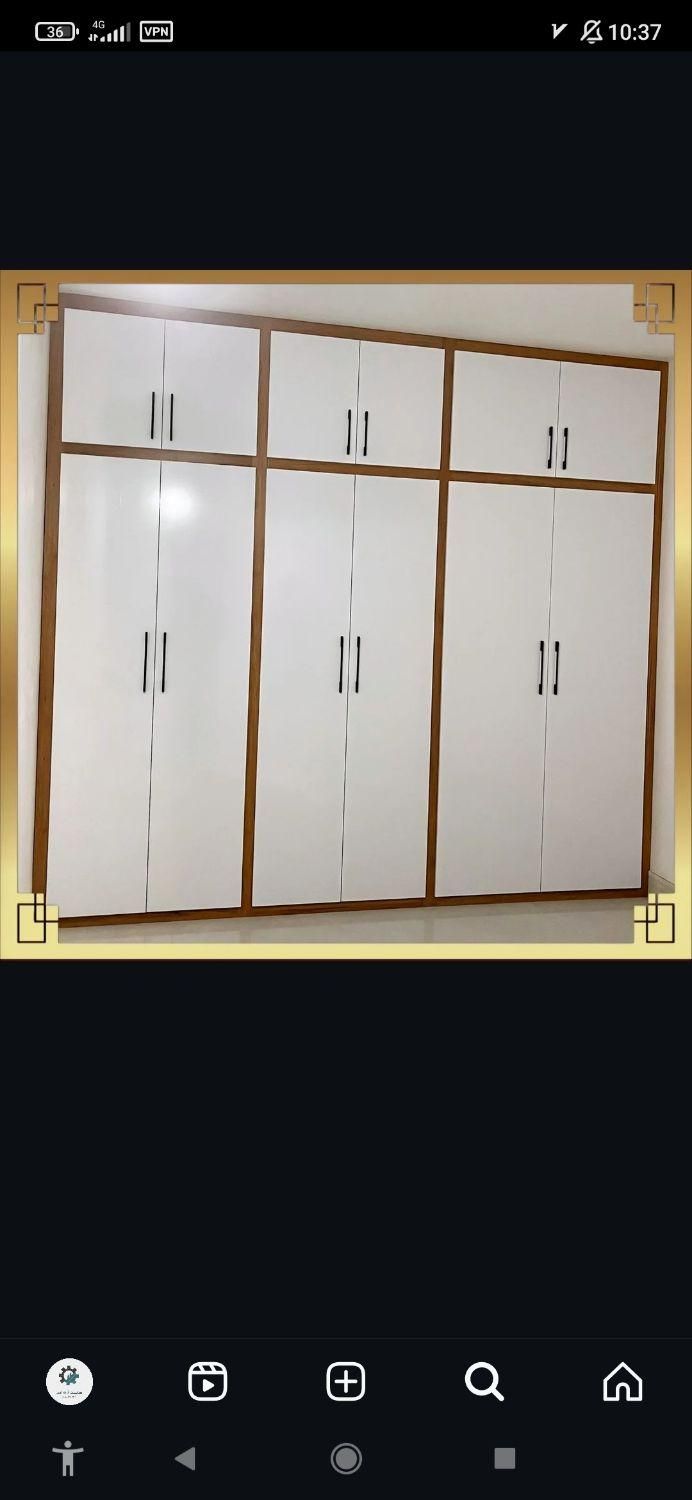 کابینت و کمد دیواری امیر|کتابخانه، شلف، قفسه‌های دیواری|تاکستان, |دیوار