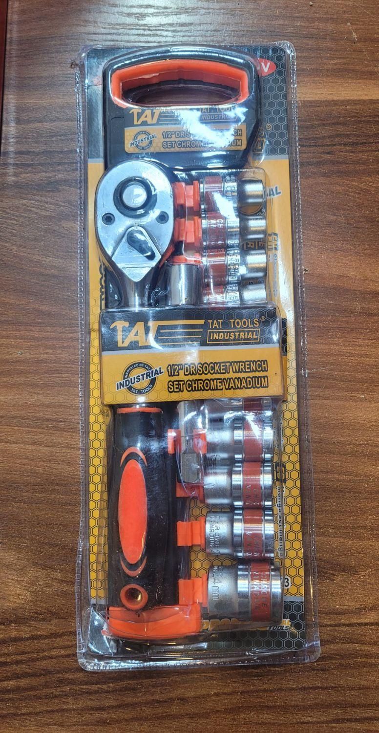 آچار بکس ۱۲ پارچه بزرگ ۱/۲مارک کینگ و تات ونیوتولز|ابزارآلات|تبریز, |دیوار