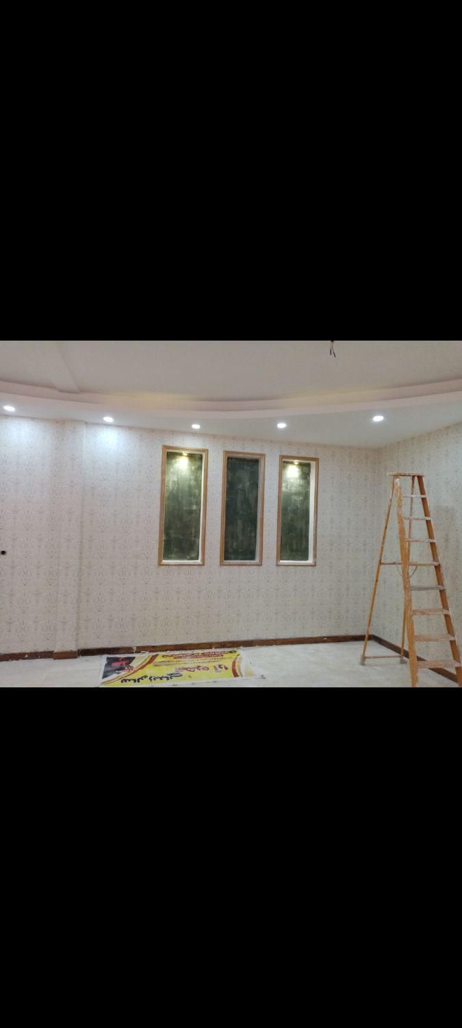نقاشی و رنگ امیزی ساختمان کناف و درب و پنجره|خدمات پیشه و مهارت|بم, |دیوار