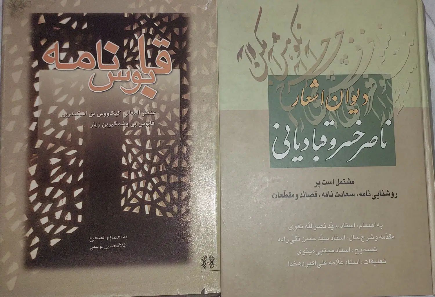 تعدادی کتاب ادبیات فارسی دانشگاهی و دیوان اشعار|کتاب و مجله ادبی|تهران, گرگان|دیوار