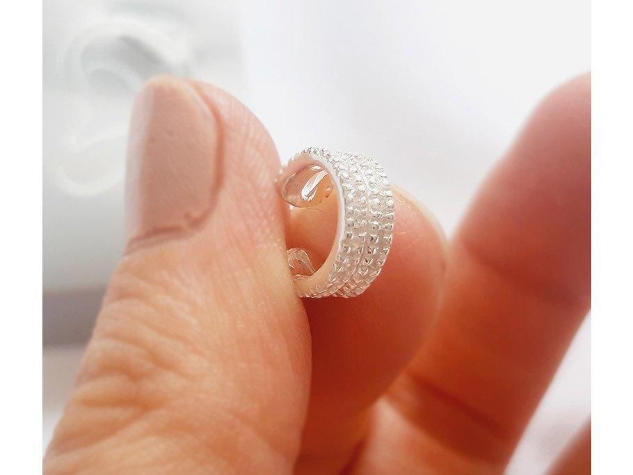 ایرکاف نقره نگینی مدل سفید کیوت و درخشان|بدلیجات|اصفهان, نقش جهان|دیوار