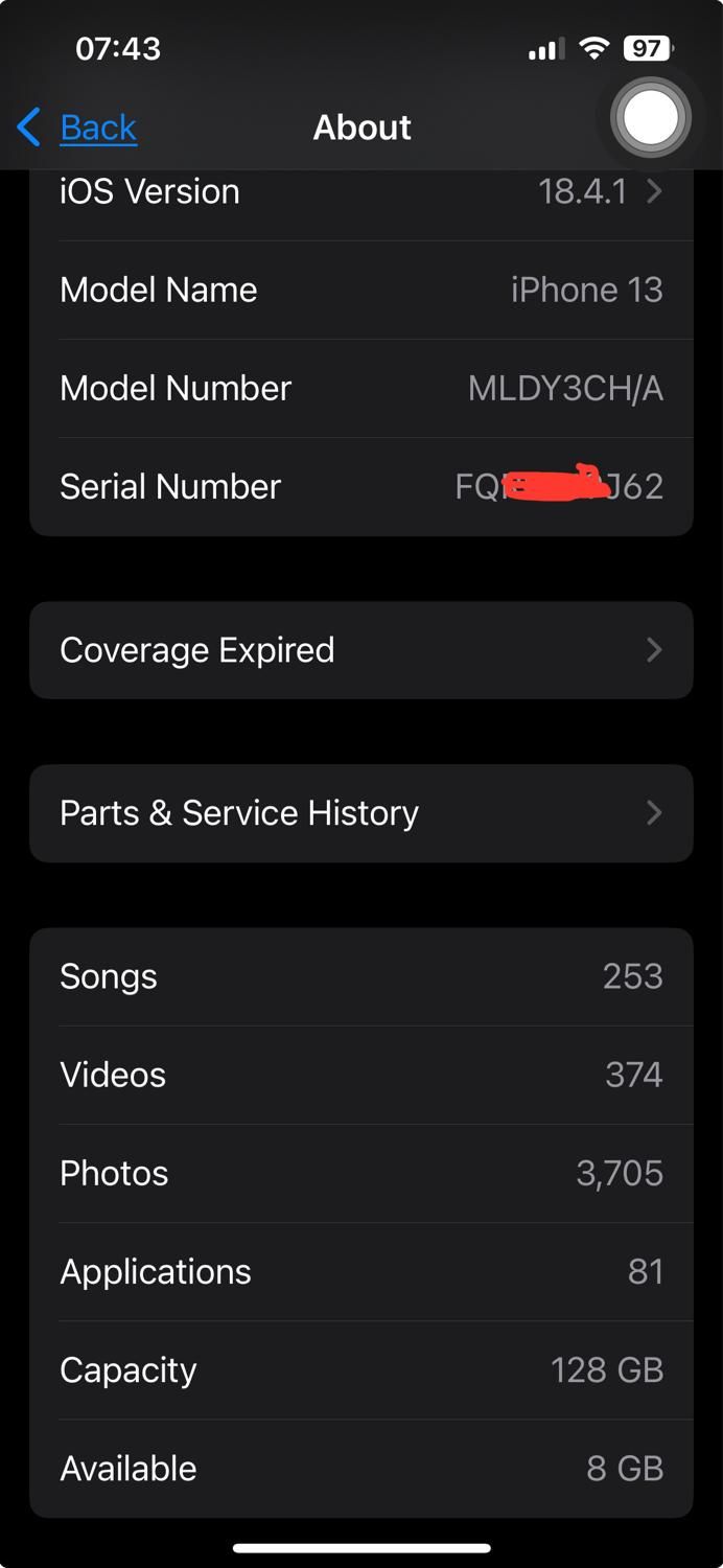 اپل iPhone 13 آبی ch با حافظهٔ ۱۲۸ گیگابایت|موبایل|تهران, پاتریس لومومبا|دیوار