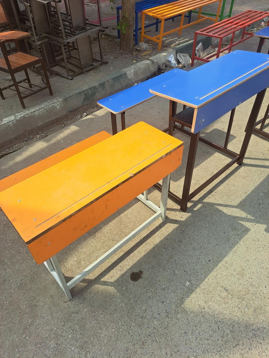 نیمکت دو نفره رنگی|صندلی و نیمکت|مشهد, خواجه ربیع|دیوار