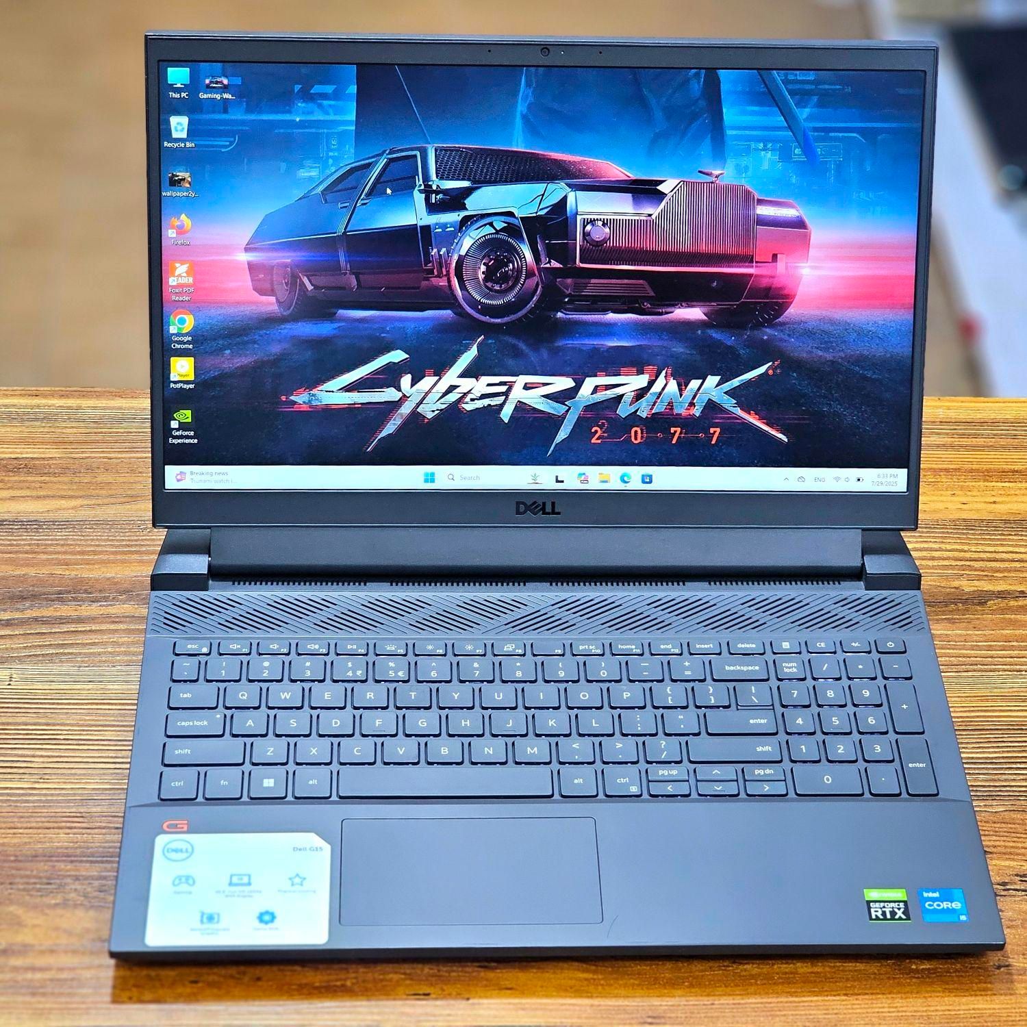 لپتاپ گیمینگ Dell G15 5511 رم 24 گیگ|رایانه همراه|شیراز, ملاصدرا|دیوار