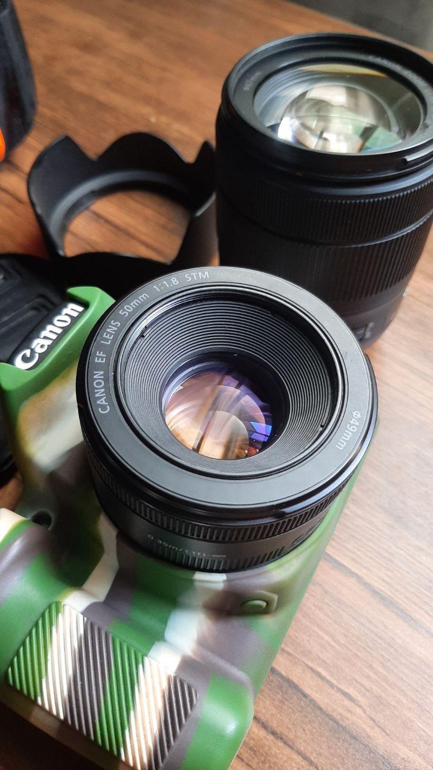 دوربین کانن 850d canon با لنز ۱۸-۱۳۵ و 50m f1.8|دوربین عکاسی و فیلم‌برداری|کرج, فاز ۱ مهرشهر|دیوار