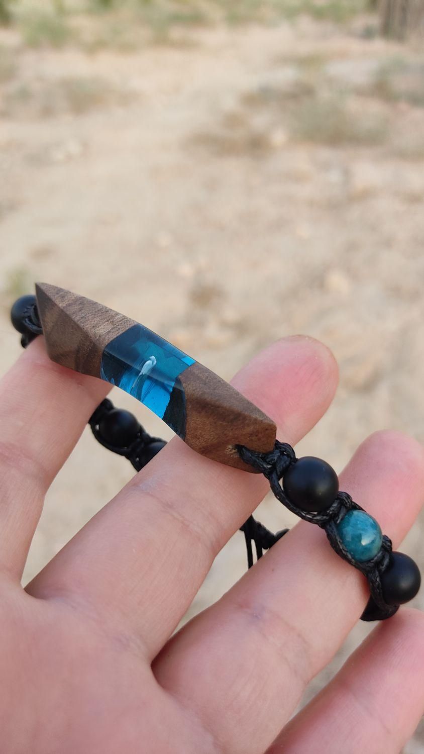 دستبندوگردن بندچوبی رزینی|بدلیجات|فسا, |دیوار