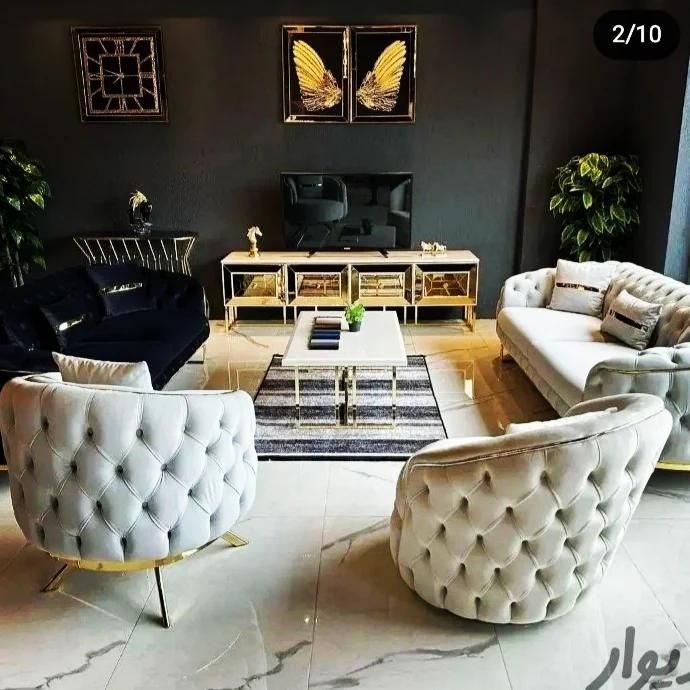 ( مبلمان عرشیا) مبل راحتی چستر فیلد کلاف اصلی|مبلمان خانگی و میز عسلی|فردیس, داوری|دیوار