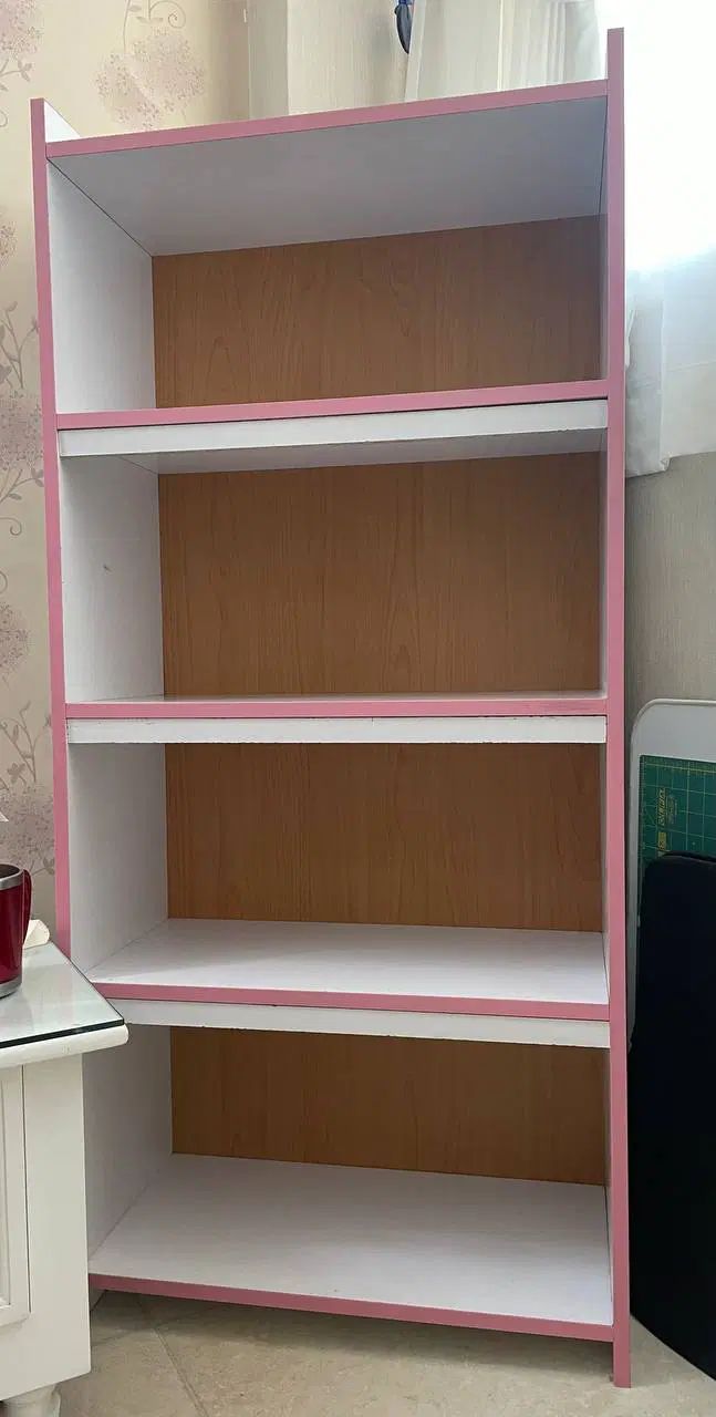 کتابخانه سفید صورتی|کتابخانه، شلف، قفسه‌های دیواری|اصفهان, میرعماد|دیوار