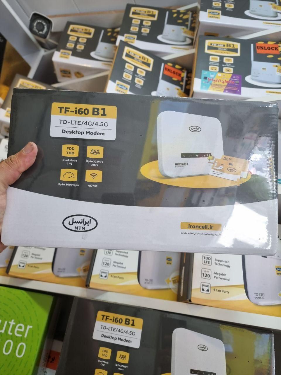 مودم آنلاک 3G و 4G بجای i60|مودم و تجهیزات شبکه|اصفهان, حسین‌آباد|دیوار