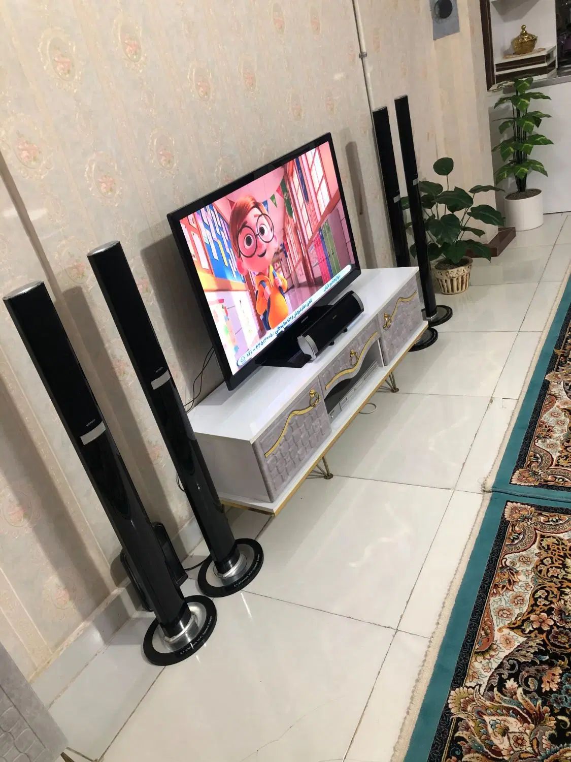 5 عدد اسپیکر باند بلندگو ایستاده سینما درحد|سیستم صوتی خانگی|مشهد, توس (بلوار توس)|دیوار