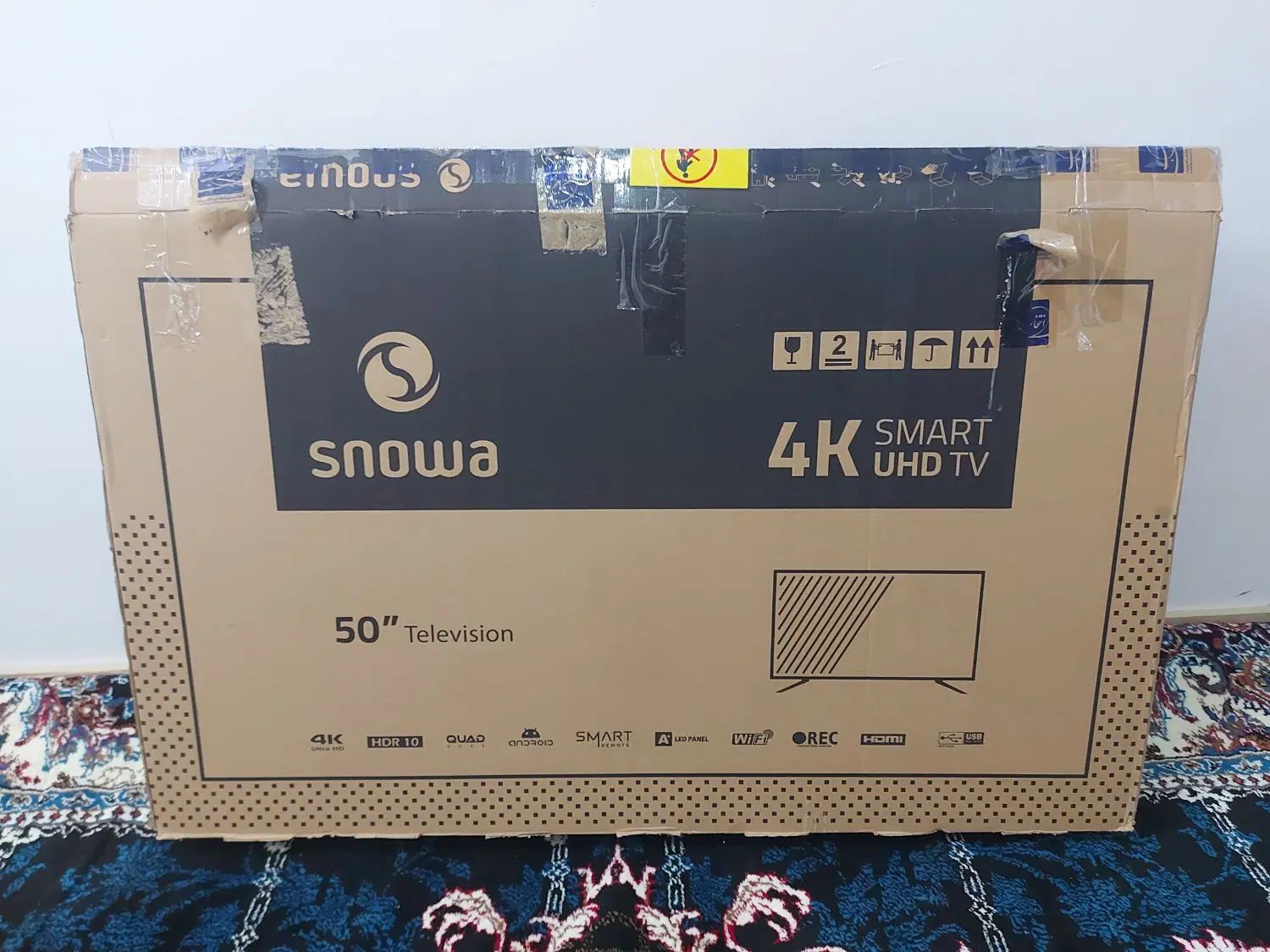 تلوزیون 4K هوشمند snowa اسنوا ۵۰ 50 اینچ|تلویزیون و پروژکتور|مشهد, امام خمینی|دیوار