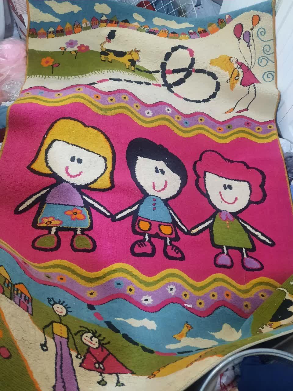 فرش اتاق کودک عروسکی|فرش|قم, دورشهر|دیوار