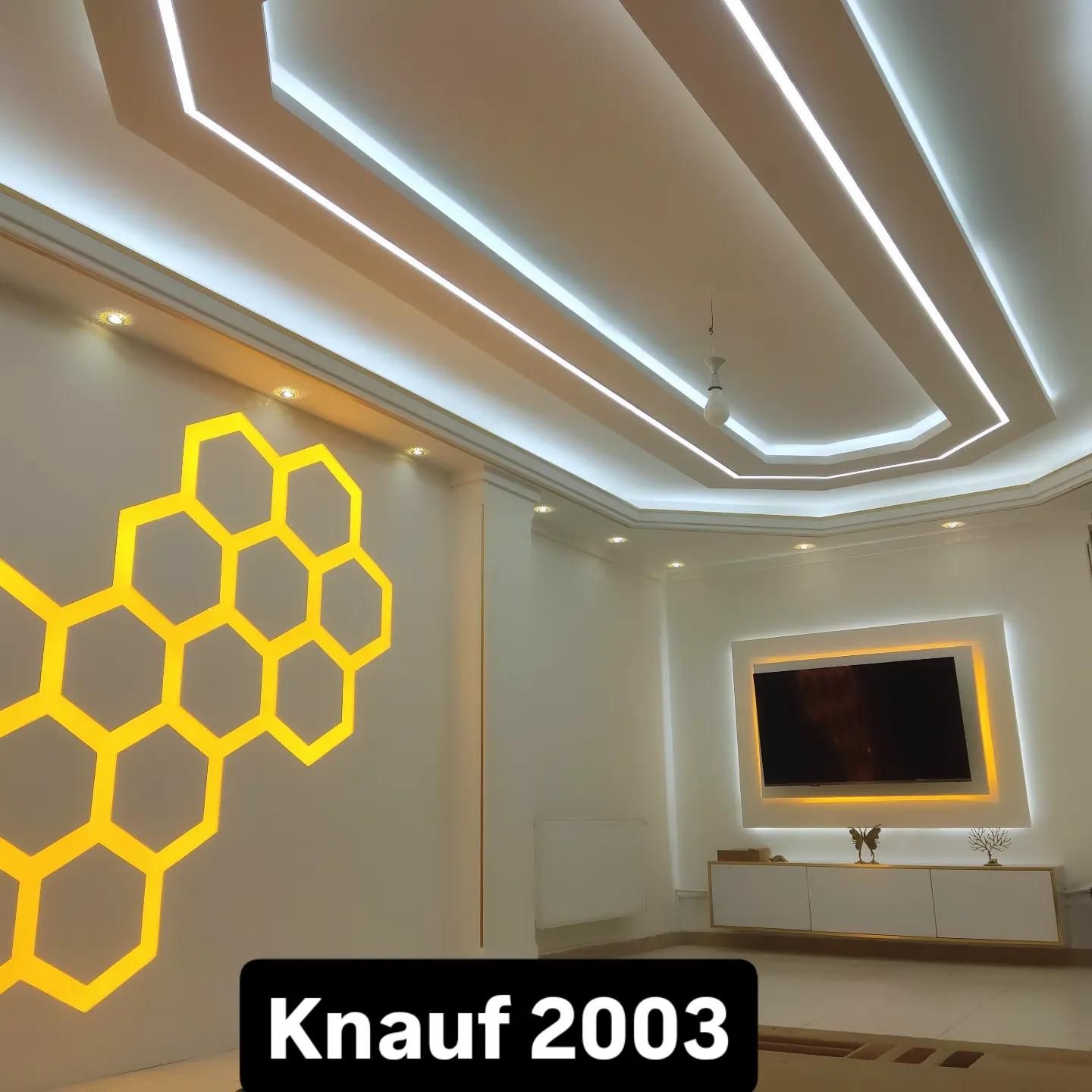 اجرای کناف لاین نوری نقاشی تضمینی|خدمات پیشه و مهارت|شهریار, شهرک مصطفی خمینی|دیوار