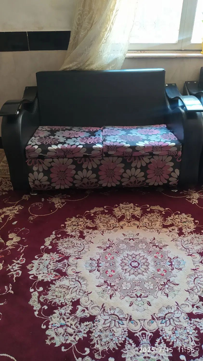 مبل 7نفره با عسلی|مبلمان خانگی و میز عسلی|کرج, ملک‌آباد|دیوار