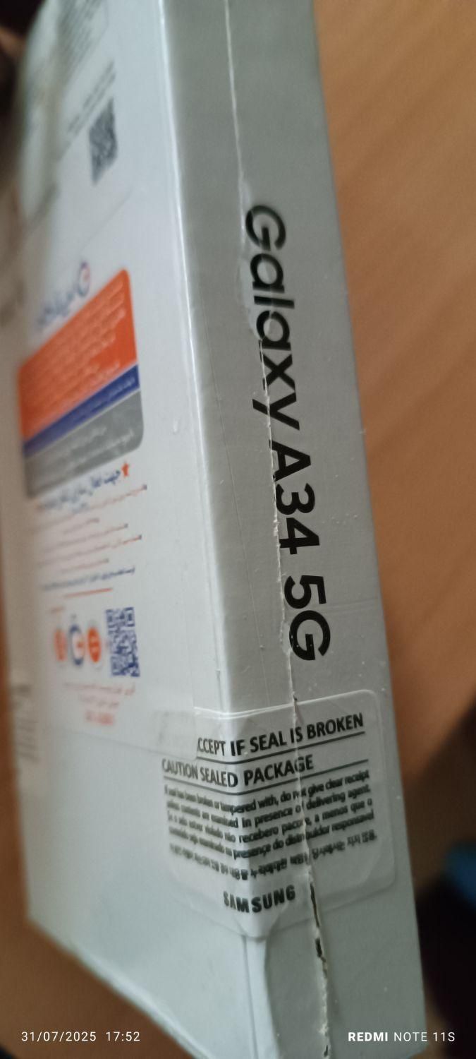 سامسونگ galaxy A34 5g با حافظهٔ ۲۵۶ گیگابایت|موبایل|تهران, صادقیه|دیوار