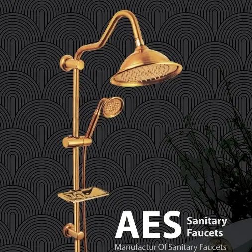 شیرآلات تمام برنجی آئس AES (۷سال ضمانت نامه طلایی)|مصالح و تجهیزات ساختمان|یزد, |دیوار