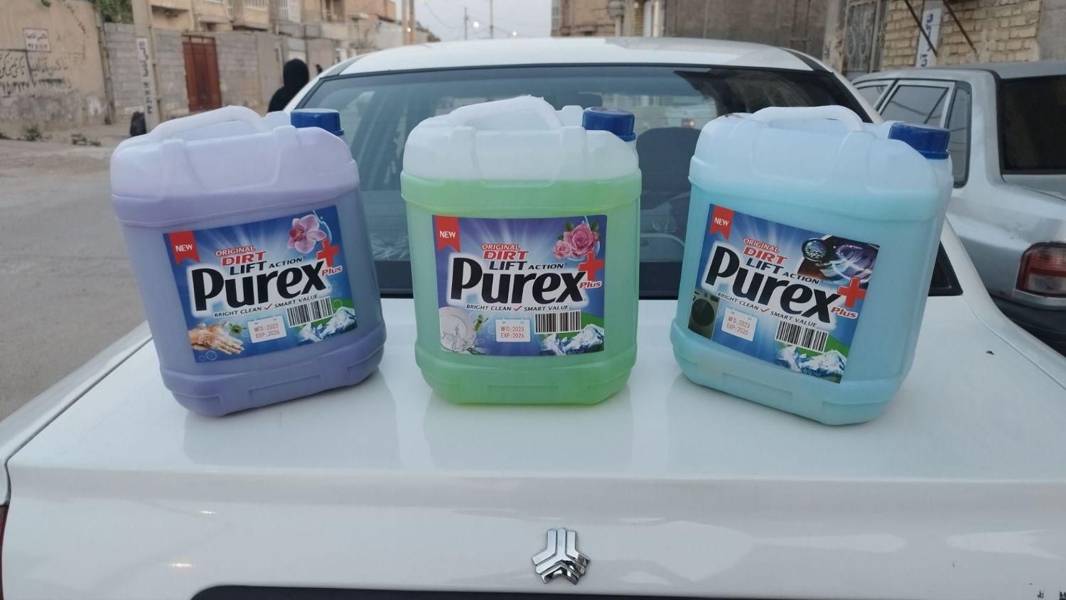 مایع و پودر لباس و ظرف و دستشویی پونو و پورکس|مواد شوینده و دستمال کاغذی|شیراز, کوشک میدان|دیوار