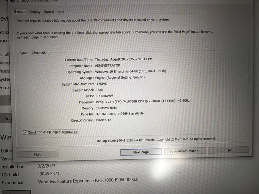 لپ تاپ لجیون LENOVO LEGION5|رایانه همراه|تهران, ارامنه|دیوار