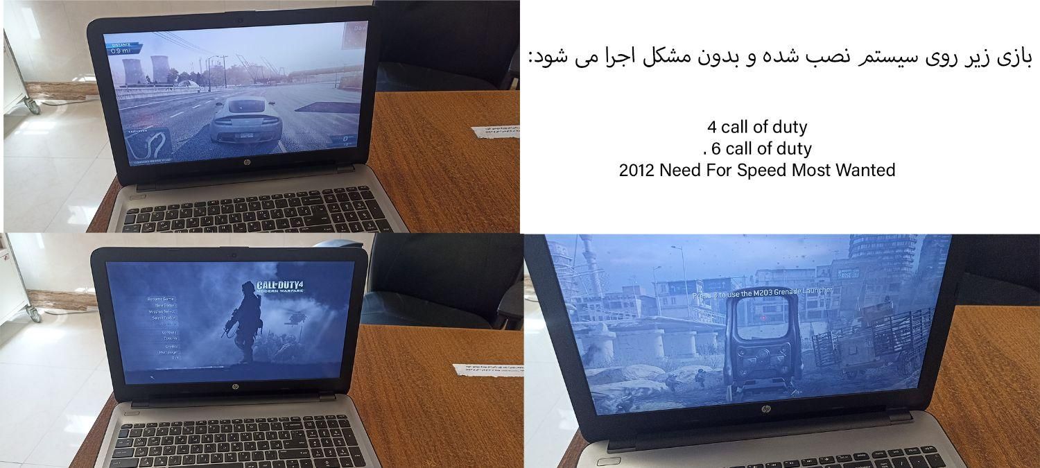 لپتاپ hpنسل 6-amd R7 گرافیک ۴ گیگ رم ۲۴ گیگ با کیف|رایانه همراه|ماکو, |دیوار