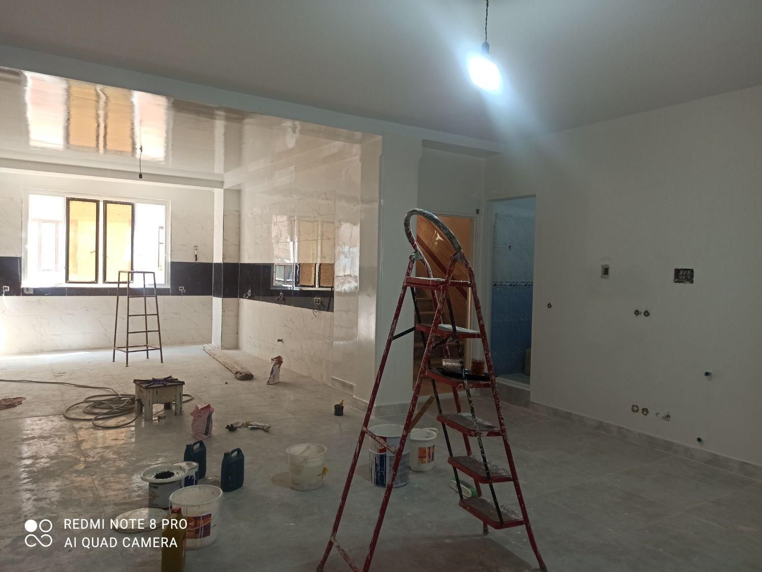 نقاشی ساختمان با کیفیت و ضمانت کار با دستگاه ایرلس|خدمات پیشه و مهارت|نسیمشهر, |دیوار