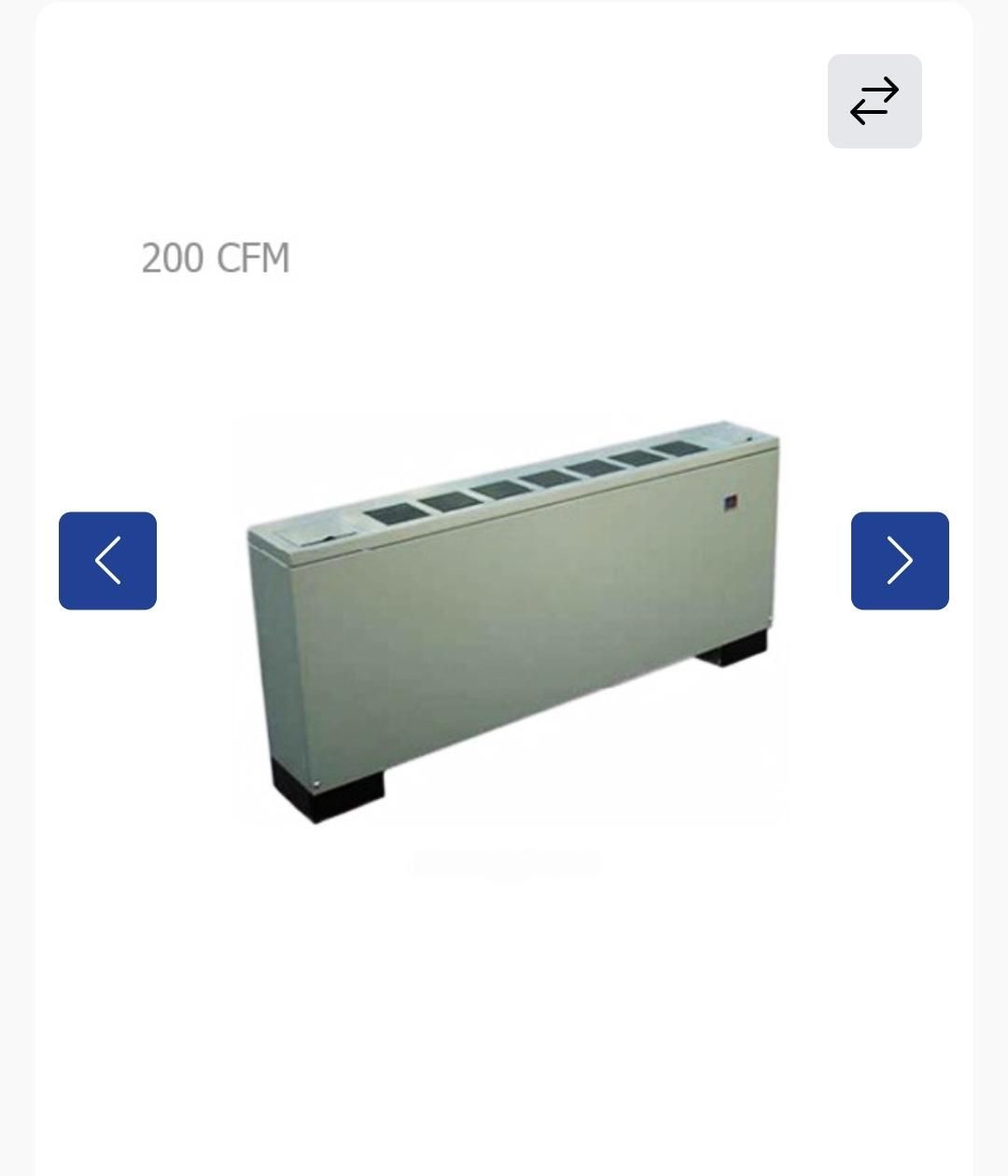 فنکوئل ساراول cfm200 بالازن|کولر گازی و فن‌کوئل|تهران, سعادت‌آباد|دیوار