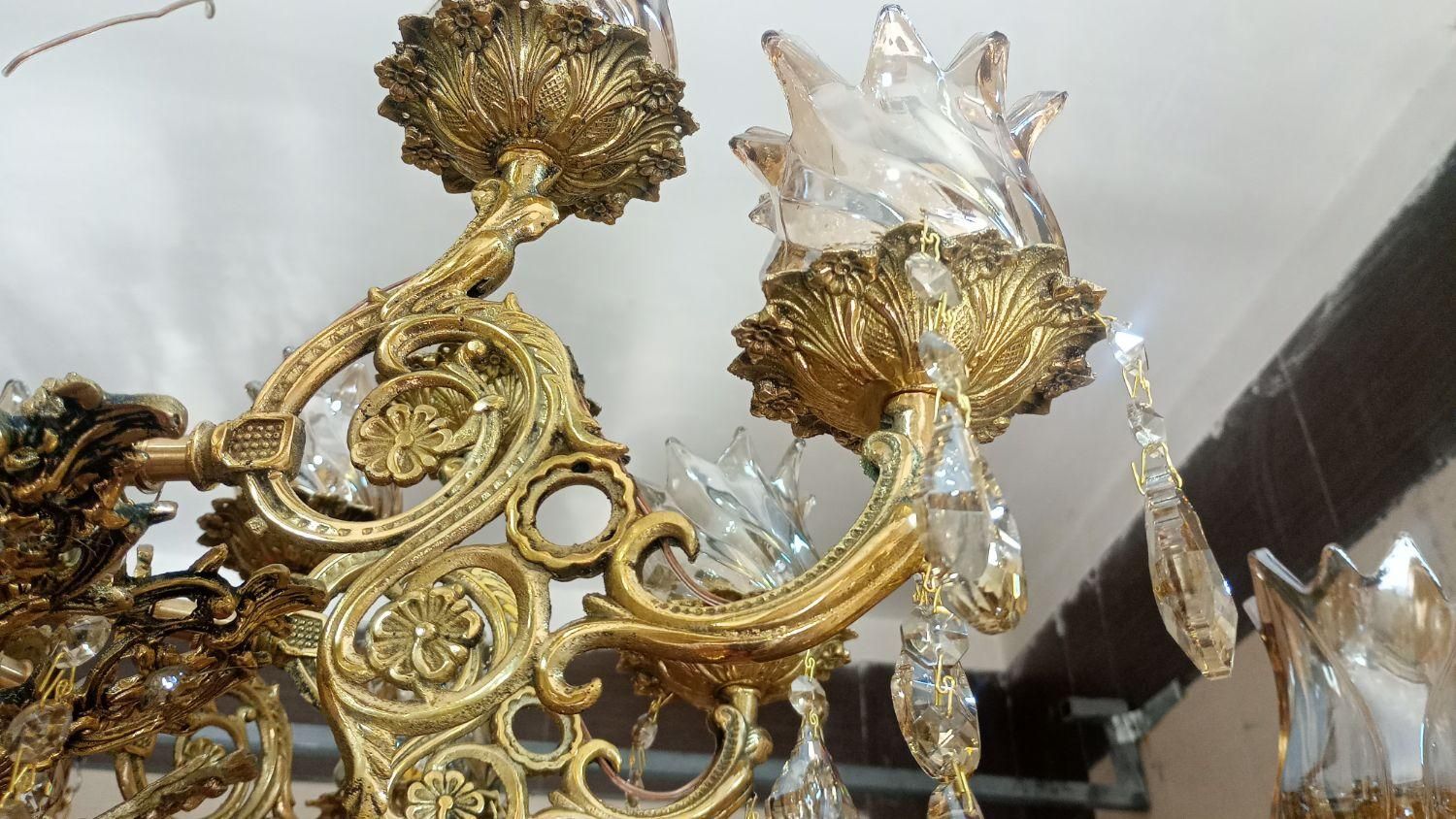 لوستر شاخه پرنس|لوستر و چراغ آویز|بروجرد, |دیوار