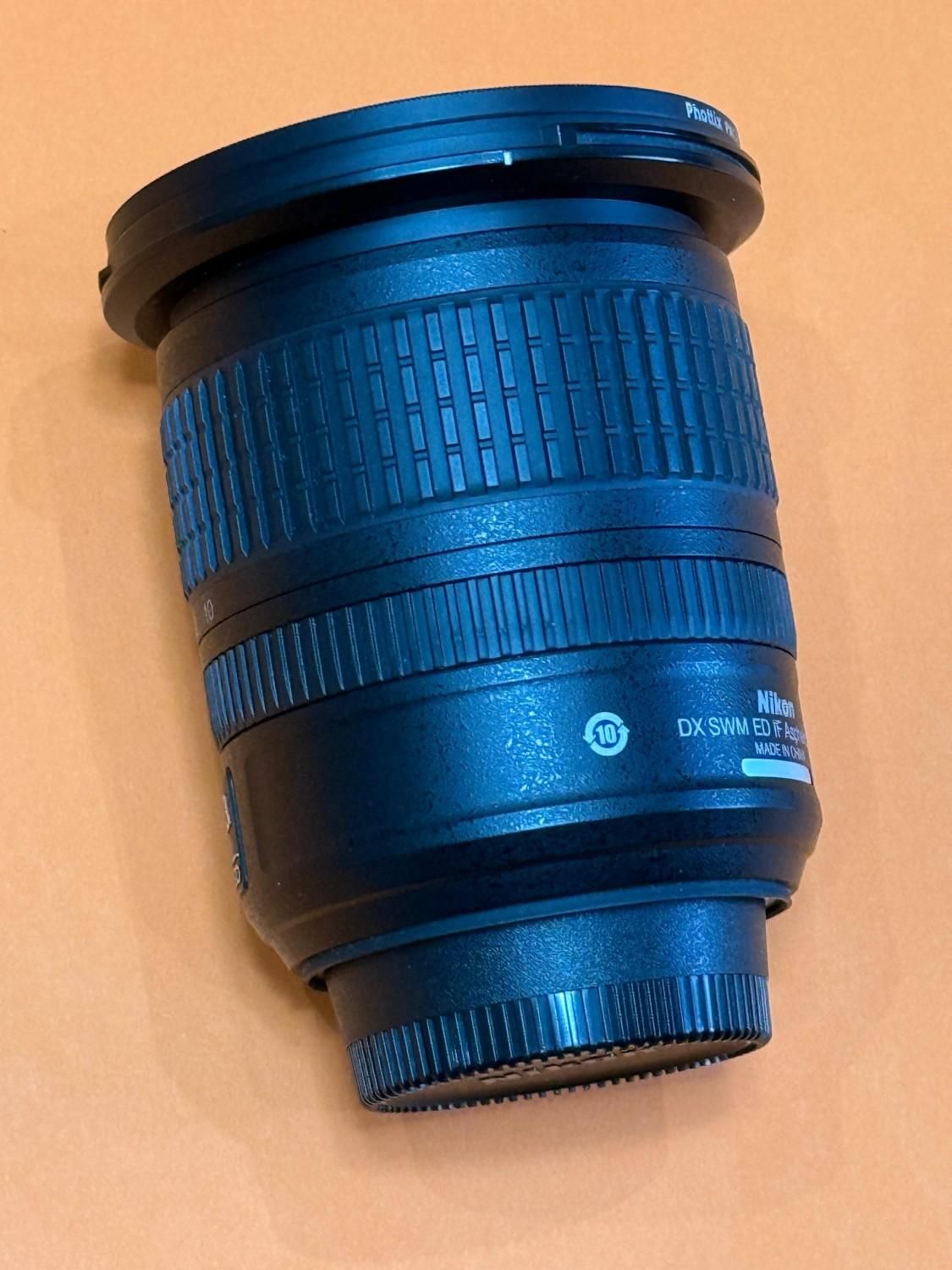 لنز نیکون Nikon 10-24 f 3-5-4.5G ED در حد آک|دوربین عکاسی و فیلم‌برداری|تهران, صادقیه|دیوار