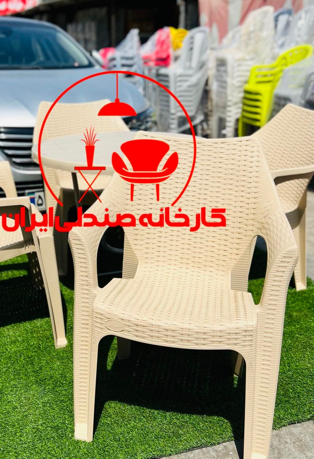 صندلی پلاستیکی باغی ناهارخوری طرح ادونیس(کارخانه)|صندلی و نیمکت|تهران, میدان ولیعصر|دیوار